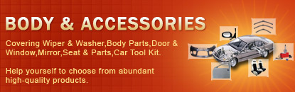 Find Featured Car Body Accessories, Car Mirror, Covering Wiper and Washer