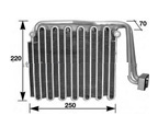 Auto AC Evaporator For Chrysler Neon 98-00 OE: 4797130/4864959