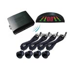 CY-PS10, 4 Channels Parking Sensor With Small Crescent Digital Display & Buzzer Alarm