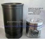 Komatsu S6D125 6D125 Piston & Liner Kit