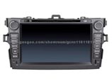 8 Inch Indash Car DVD player For TOYOTA Corolla
