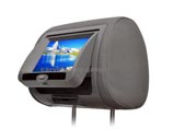 7-Inch Car Headrest DVD Player With Black/Gray/Beige Changeable Co