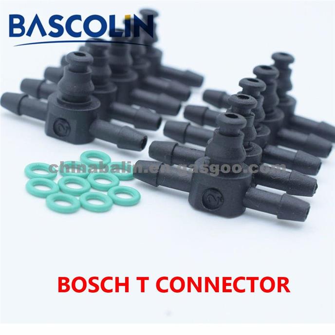 Fuel Injector Return Oil Backflow Plastic Two-way Joint Pipe